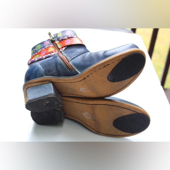 SOCOFY Handmade  Ankle  Boots - Picture 4 of 11